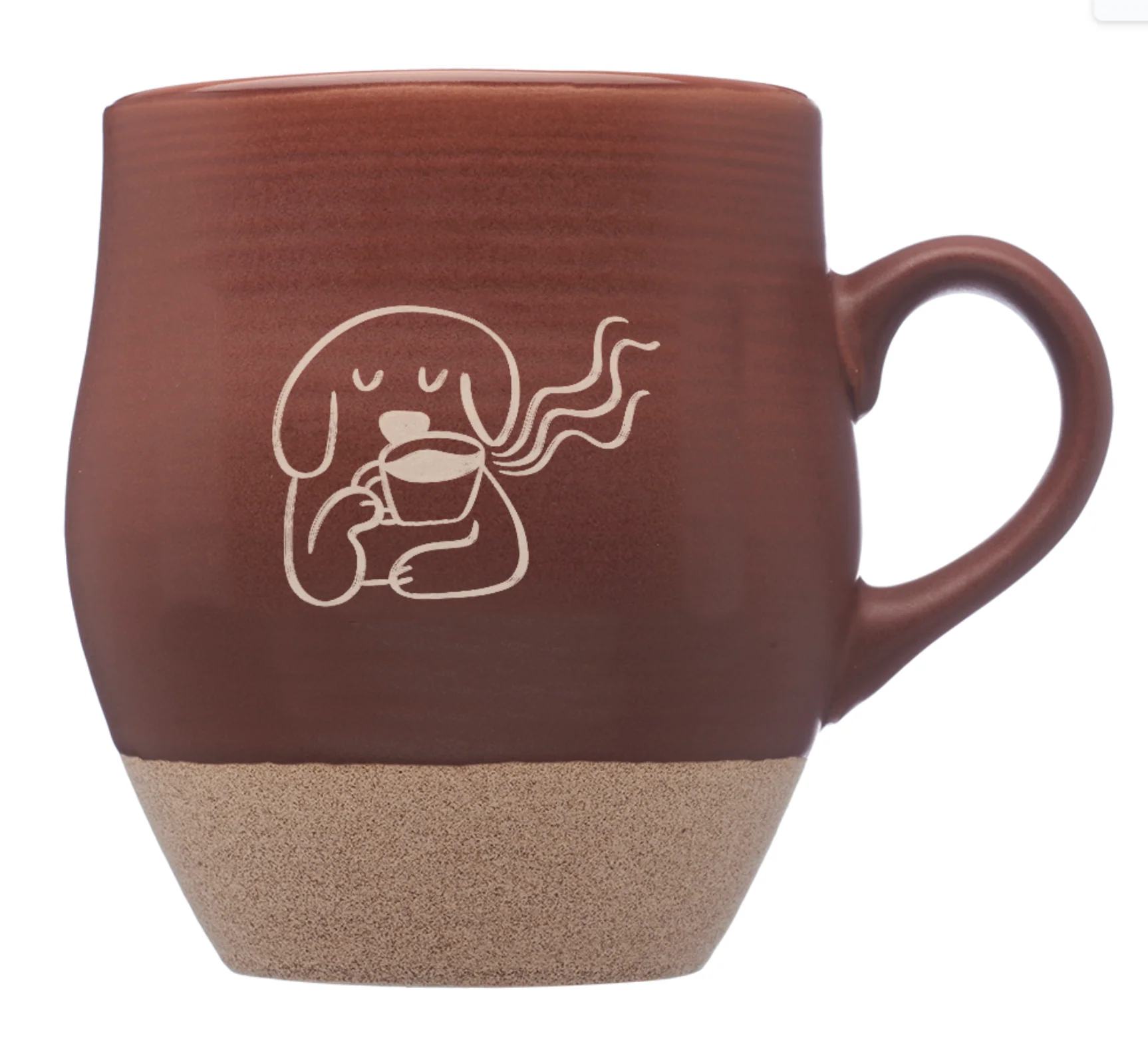 Tell Your Dog I Said Hi Ceramic Mug - Brown - Image 2