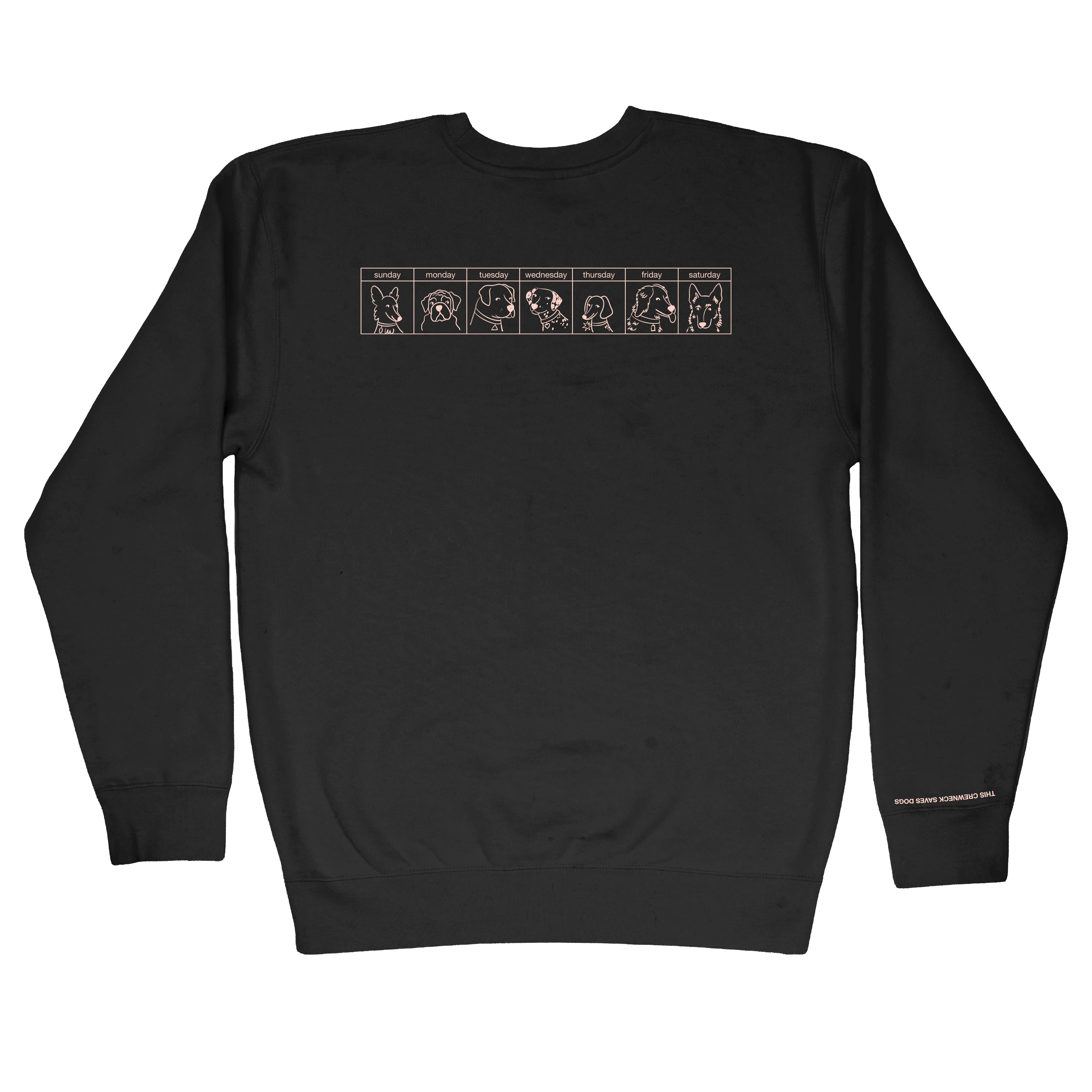 The Dogs Were Good Again Crewneck - Black - Image 3