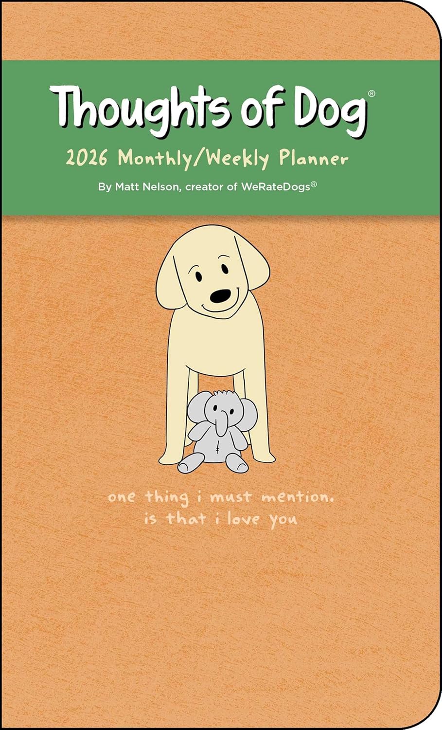 Thoughts of Dog 12-Month 2026 Weekly/Monthly Planner Calendar - Image 2