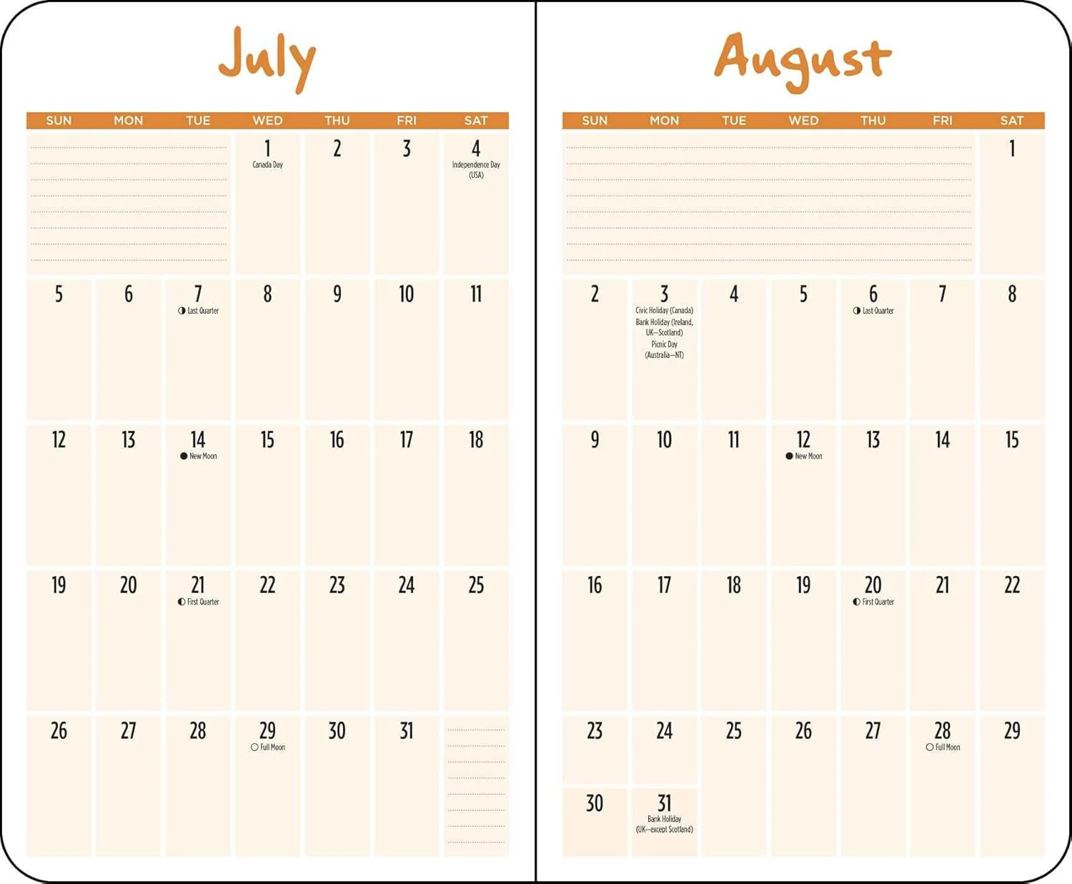 Thoughts of Dog 12-Month 2026 Weekly/Monthly Planner Calendar - Image 8